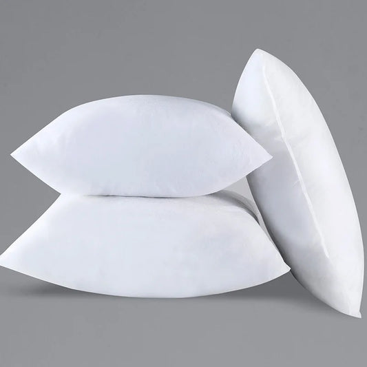 30X30 cm White Throw Pillow