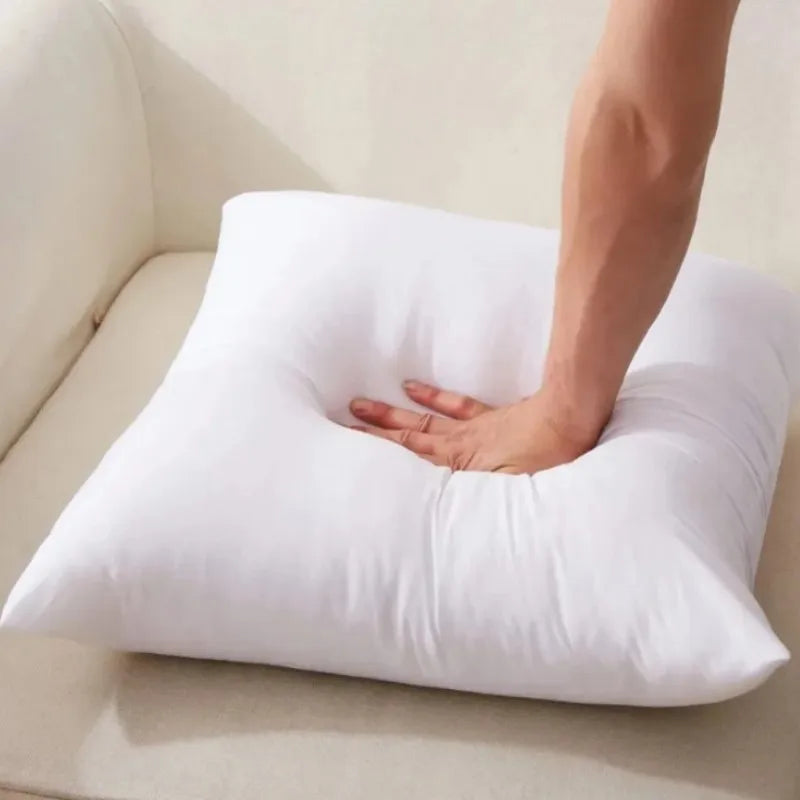 30X30 cm White Throw Pillow